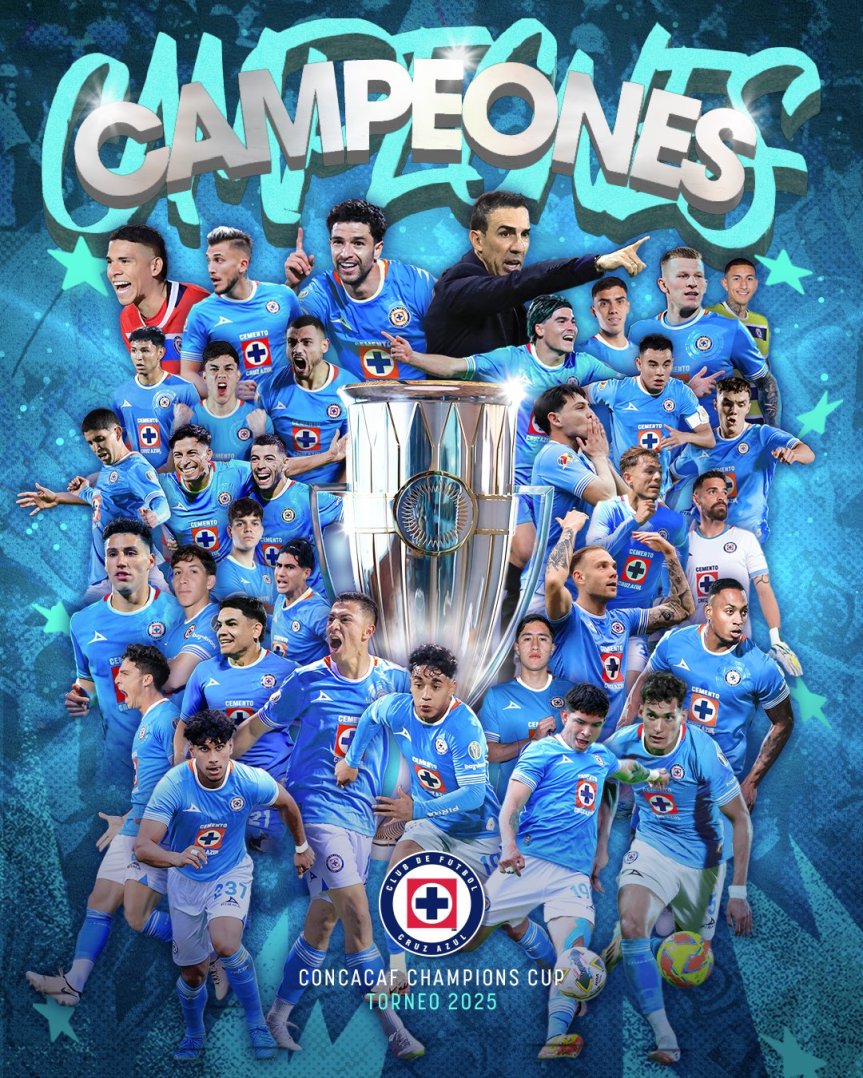 ¡CRUZ AZUL CONQUISTA SU SÉPTIMA&nbsp;CONCACHAMPIONS!