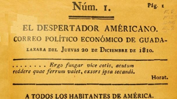 EL DESPERTADOR AMERICANO: EL PRIMER GRITO PERIODÍSTICO DE&nbsp;MÉXICO