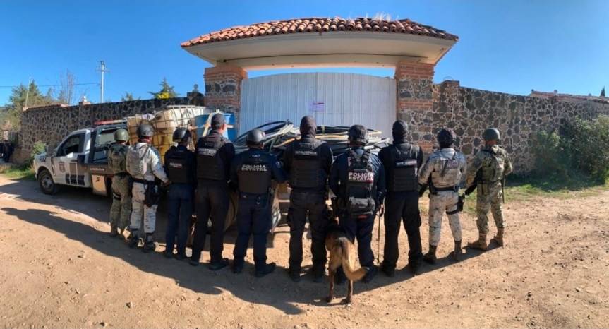 DESMANTELAN PUNTO DE ALMACENAMIENTO Y VENTA ILEGAL DE HIDROCARBURO EN&nbsp;CUAUTEPEC