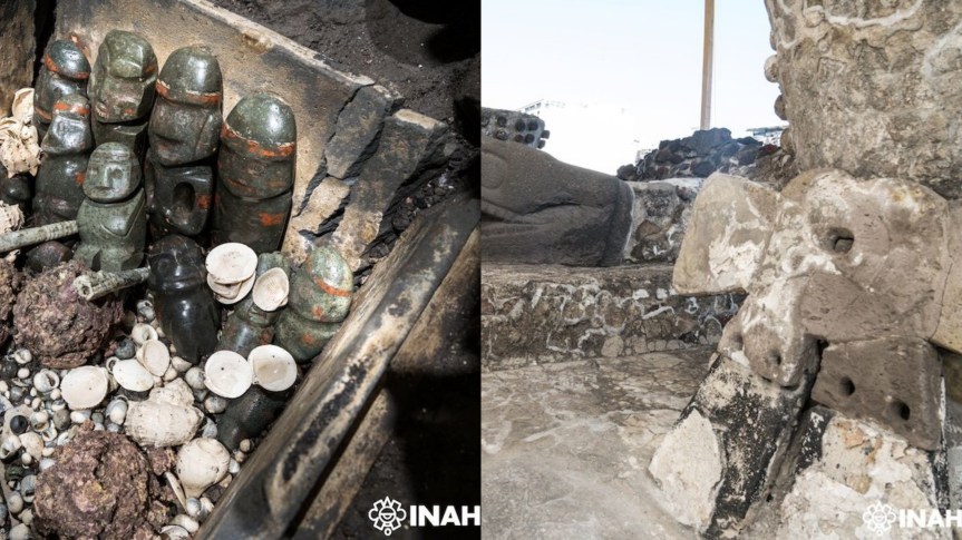 INAH DESCUBRE EN EL TEMPLO MAYOR LA OFRENDA MÁS GRANDE ATRIBUIDA A MOTECUHZOMA&nbsp;I