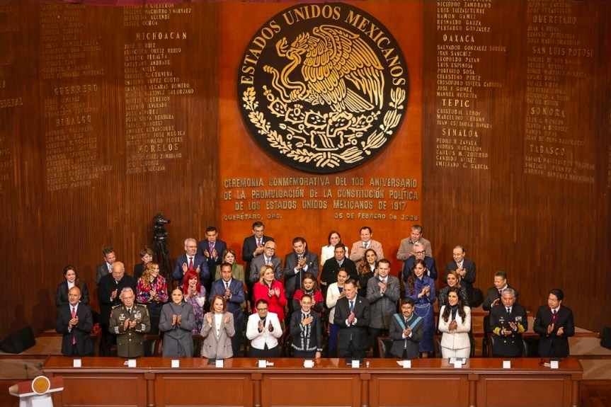 JULIO MENCHACA PARTICIPA EN CEREMONIA POR EL 109 ANIVERSARIO DE LA CONSTITUCIÓN&nbsp;MEXICANA