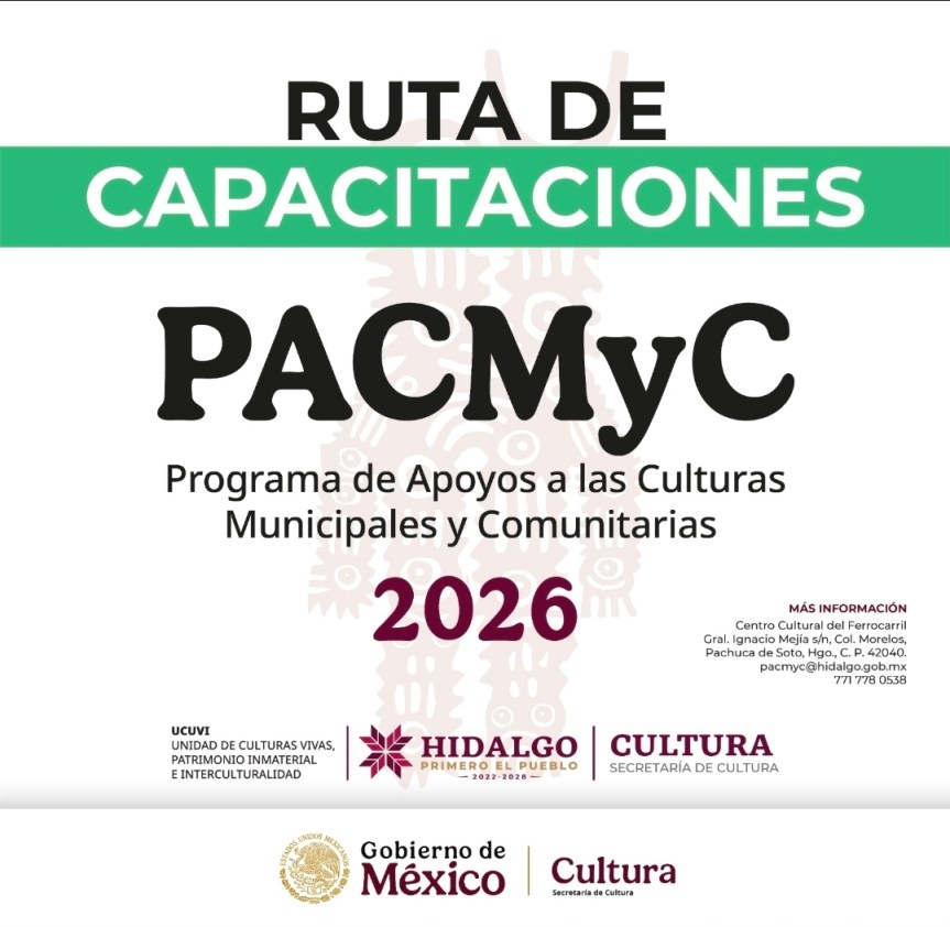 ARRANCA EN HIDALGO LA RUTA DE CAPACITACIONES DEL PACMyC&nbsp;2026