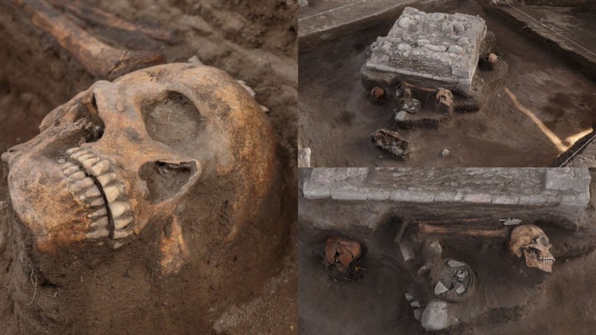 DESCUBREN ALTAR TOLTECA EN OBRAS DEL TREN MÉXICO–QUERÉTARO; REVELA POSIBLE ZONA DE ÉLITE EN&nbsp;TULA