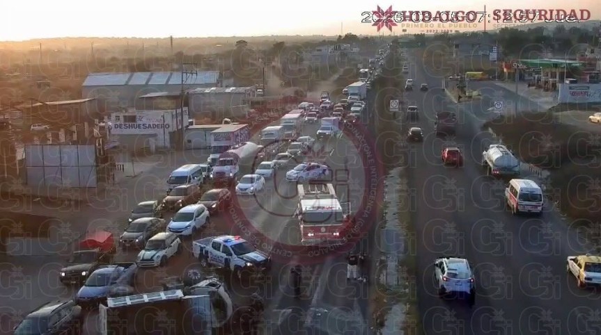 🚦 TRÁFICO Y ACCIDENTE COMPLICAN LA MOVILIDAD EN CARRETERAS DE HIDALGO ESTE 5 DE&nbsp;MARZO