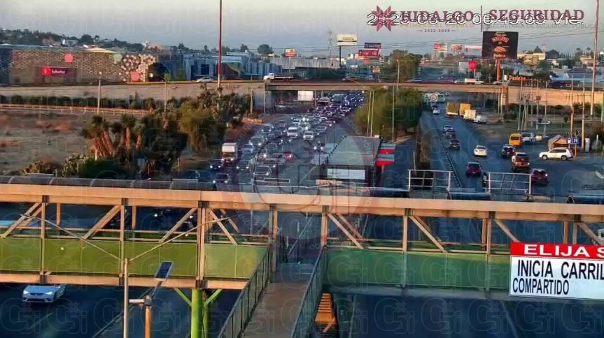 CARGA VEHICULAR AFECTA PRINCIPALES VIALIDADES DE PACHUCA ESTE 20 DE&nbsp;MARZO
