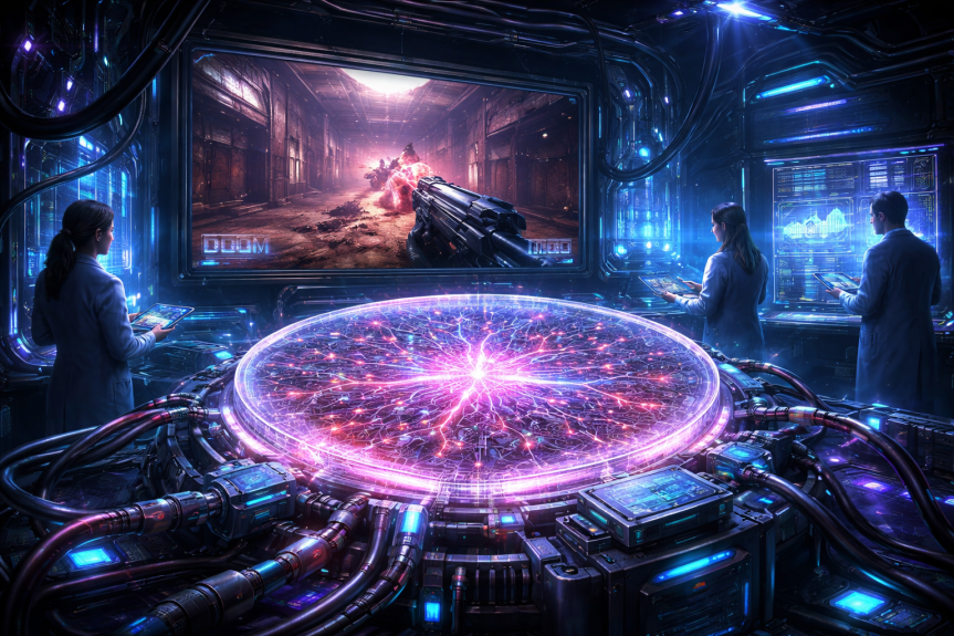 🧠 CIENTÍFICOS LOGRAN QUE NEURONAS HUMANAS CULTIVADAS CONTROLEN EL VIDEOJUEGO&nbsp;DOOM