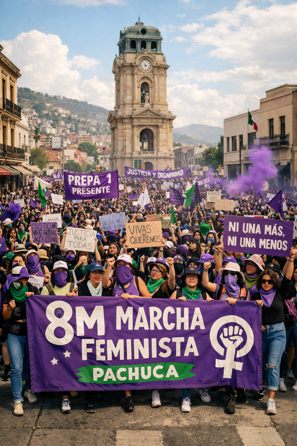 COLECTIVOS FEMINISTAS CONVOCAN A MARCHA DEL 8M EN PACHUCA; MOVILIZACIÓN ...