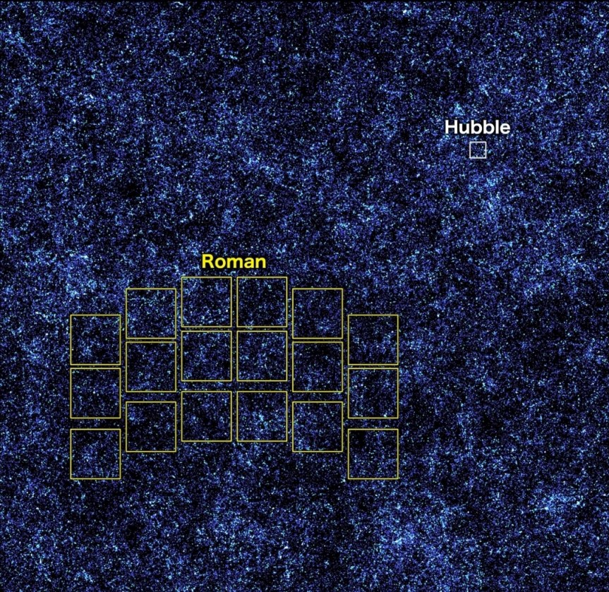 LA NASA APUESTA POR ROMAN: EL TELESCOPIO QUE MULTIPLICARÁ POR 100 LA VELOCIDAD DEL MAPEO DEL&nbsp;UNIVERSO