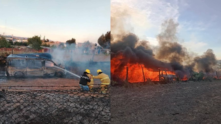 PERSECUCIÓN EN APAN TERMINA EN INCENDIO Y UNA PERSONA SIN&nbsp;VIDA