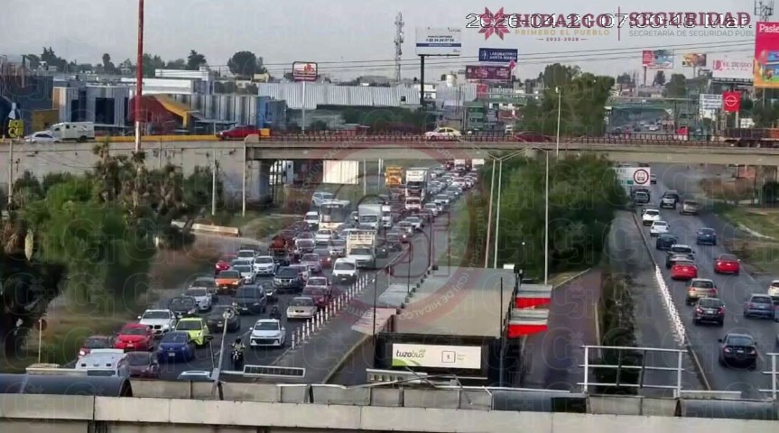 🚨 TRÁFICO INTENSO EN LA MÉXICO–PACHUCA ESTE 21 DE&nbsp;ABRIL