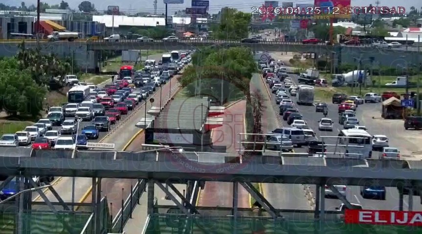 TRÁFICO INTENSO EN LA MÉXICO–PACHUCA ESTE 25 DE ABRIL POR MOVIMIENTO DE FIN DE&nbsp;SEMANA