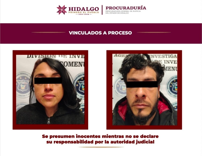 APREHENDEN Y VINCULAN A PROCESO A DOS PERSONAS POR HOMICIDIO EN&nbsp;HIDALGO