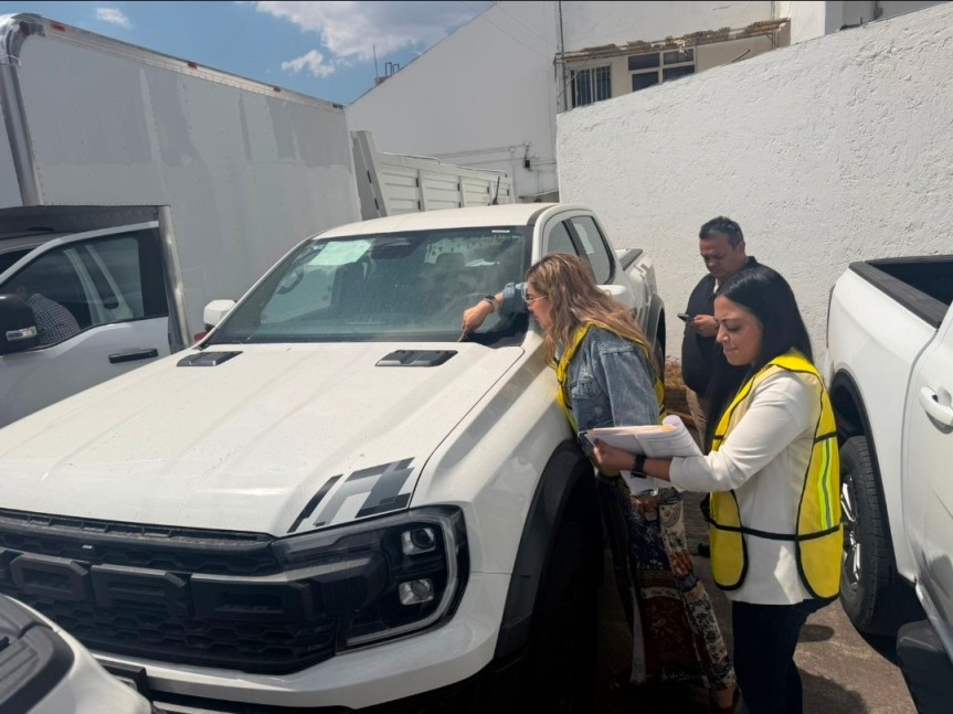 ENTREGAN VEHÍCULOS A SEGURIDAD PÚBLICA EN HIDALGO BAJO SUPERVISIÓN DE&nbsp;CONTRALORÍA