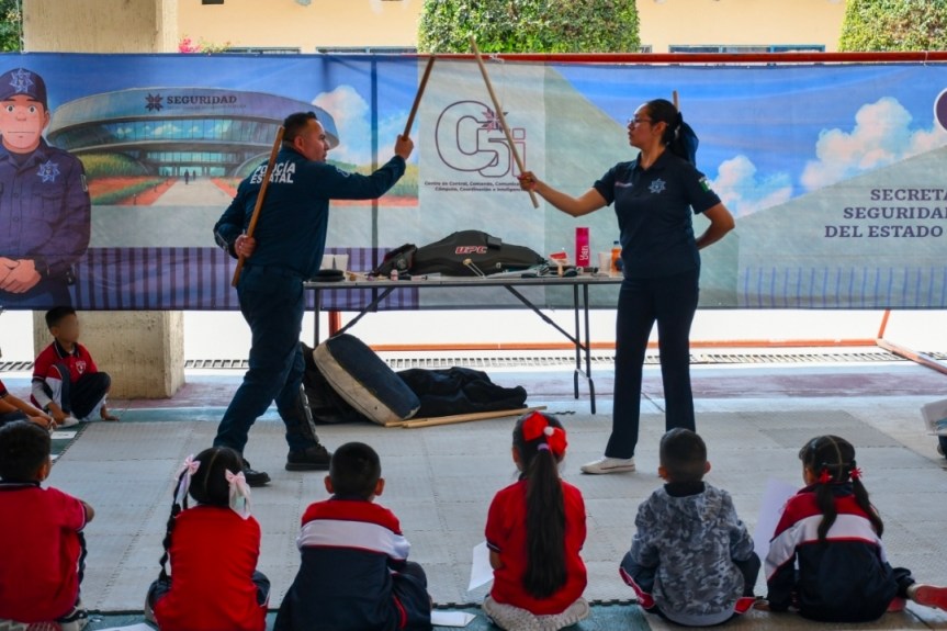 “CIUDAD POLICÍA” LLEGA A IXMIQUILPAN PARA FORTALECER PREVENCIÓN EN NIÑAS Y&nbsp;NIÑOS