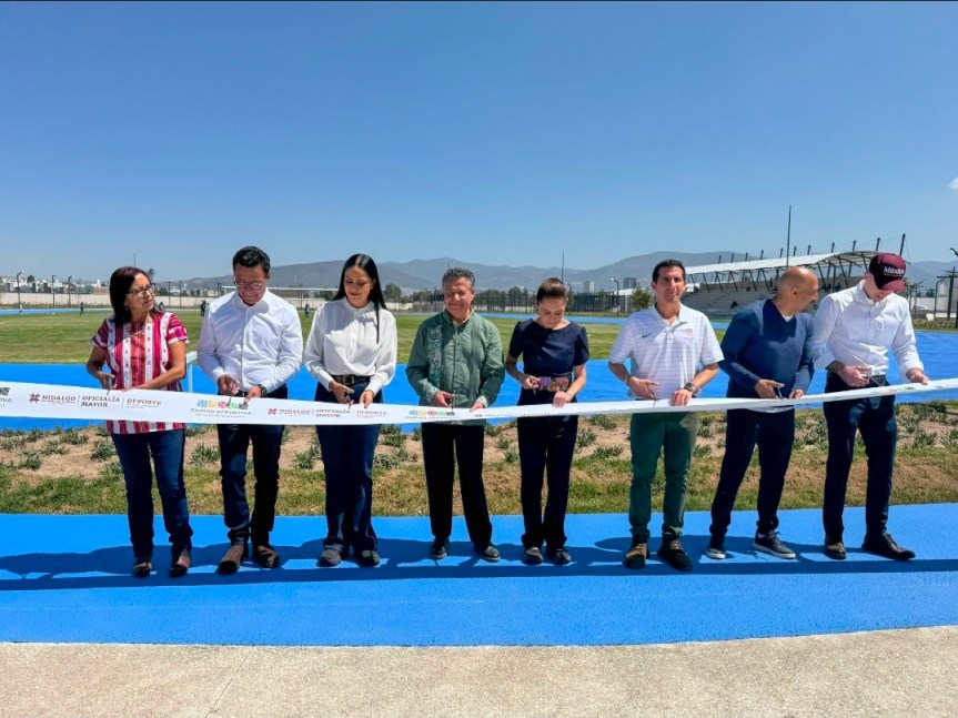SHEINBAUM Y MENCHACA INAUGURAN CIUDAD DEPORTIVA EN PACHUCA CON INVERSIÓN DE 518&nbsp;MDP